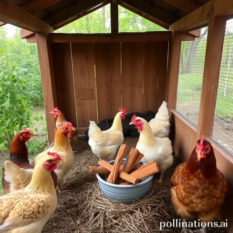 how much cinnamon for chickens